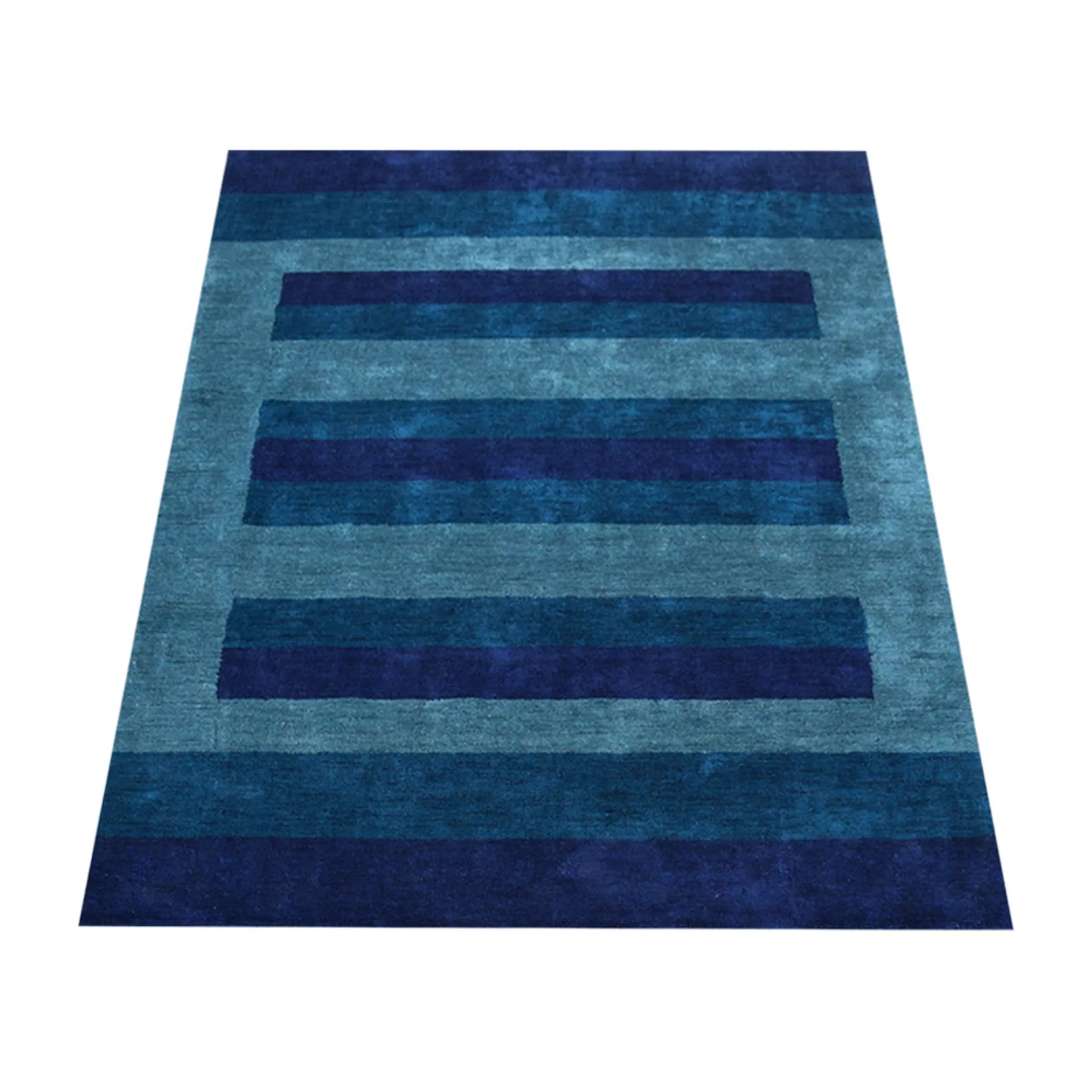 Rugsotic Carpets Hand Knotted Loom Silk Mix Area Rug Contemporary — view 3