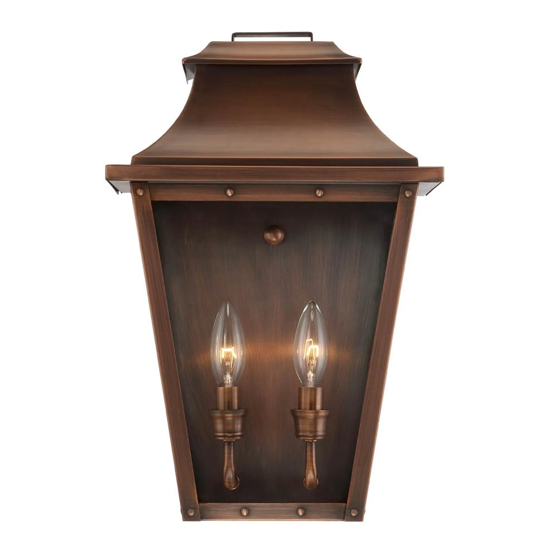 Coventry 2-Light Copper Patina Pocket Wall Light — view 4