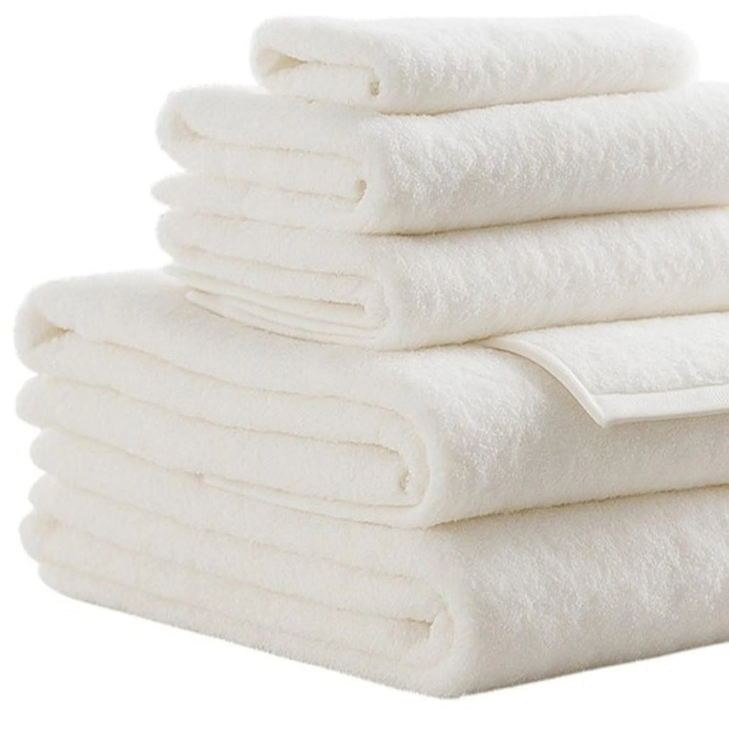 Set of Six Cotton Quick Dry Terry Cloth Towels — view 4
