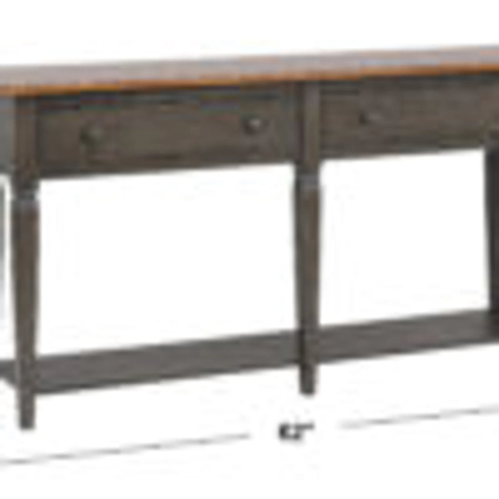 Sunset Trading Dakota Console Table with Drawers and Storage Shelf | 62″ Sofa Table | Narrow Kitchen Sideboard | Distressed…