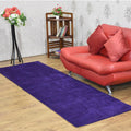 Rugsotic Carpets Hand Knotted Loom Silk Mix Runner Area Rug