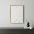 Geo Shapes Brown Shadowbox Wall Art