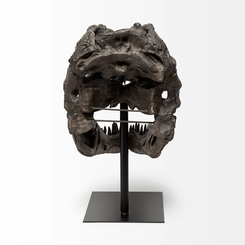 Authentic Replica T Rex Skull Sculpture — view 4
