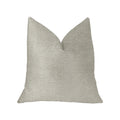 Plutus Sanctuary White Luxury Throw Pillow