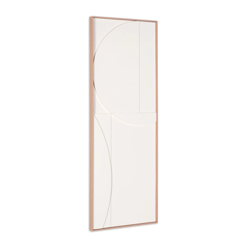 Minimalist Geo Brown Shadowbox Wall Art — view 3