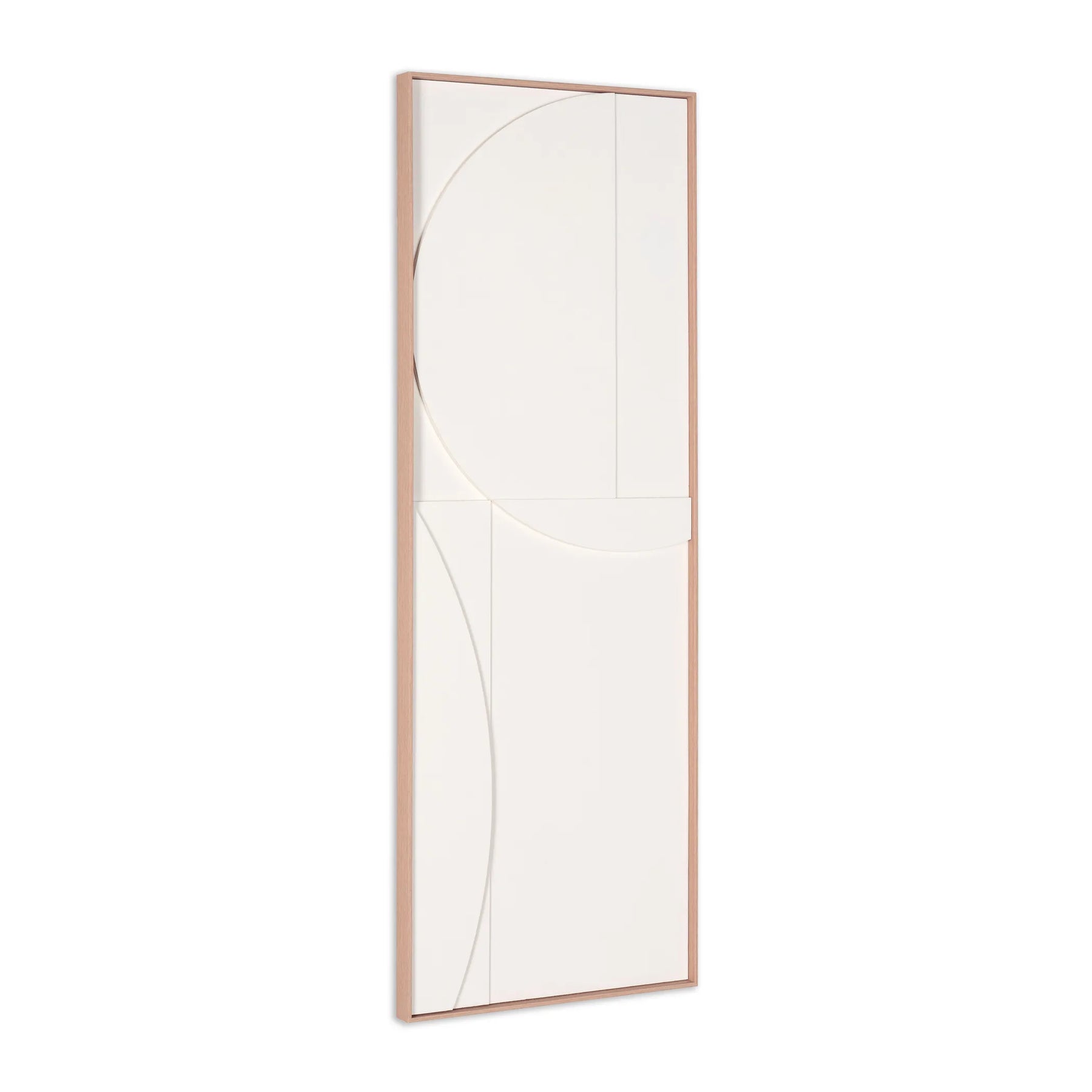 Minimalist Geo Brown Shadowbox Wall Art — view 3