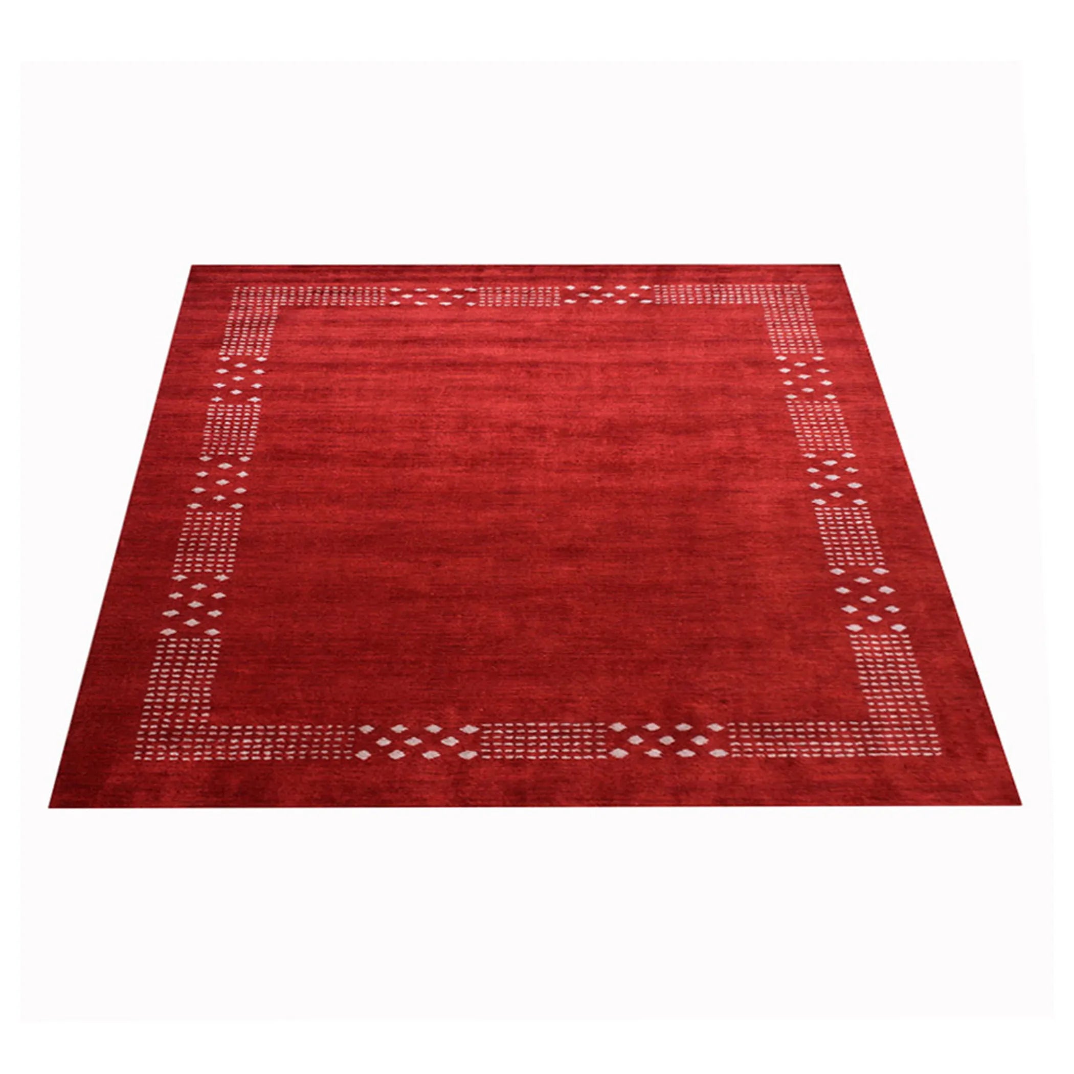 Rugsotic Carpets Hand Knotted Loom Silk Mix 10’x10′ Square Area Rug — view 3