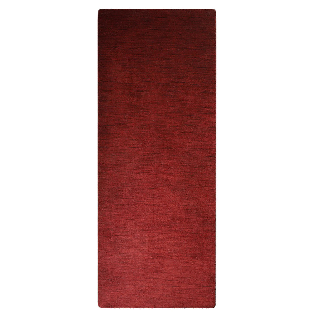 Rugsotic Carpets Hand Knotted Loom Wool Runner Area Rug Solid — view 2