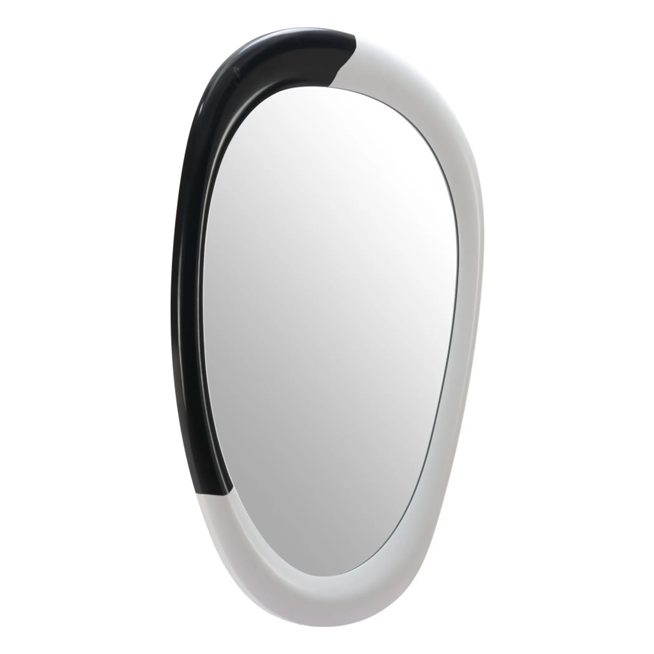 Steel Oval Geometric Framed Accent Mirror — view 3