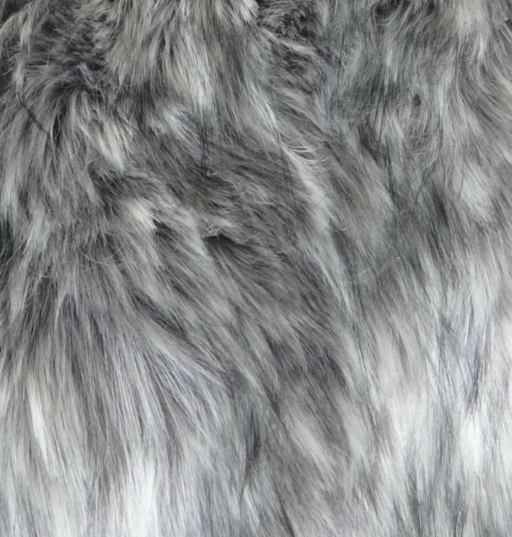 Plutus Wild Gray Wolf Gray White Handmade Luxury Pillow — view 3