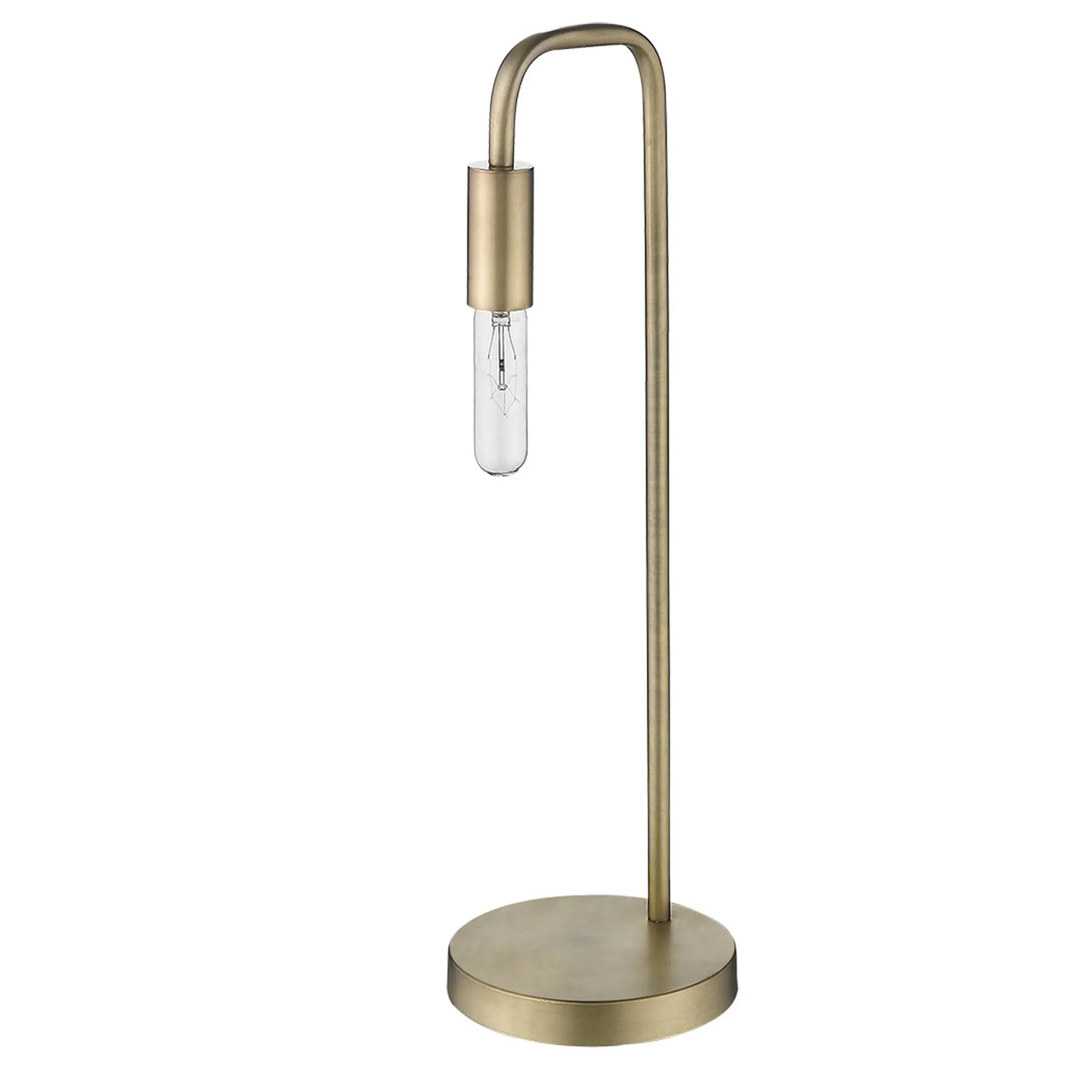 26″ Brass Metal Table Lamp — view 3