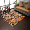 Rugsotic Carpets Hand Tufted Wool Square Area Rug Contemporary