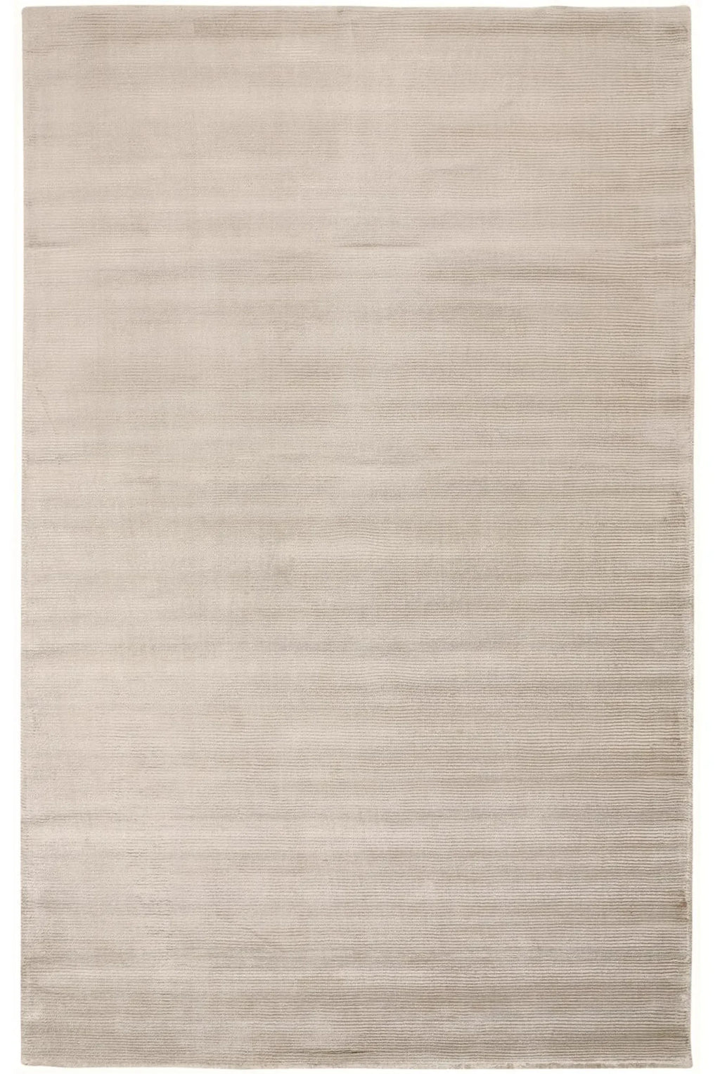 5′ X 8′ Ivory And Taupe Hand Woven Distressed Area Rug