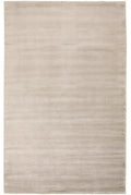 5′ X 8′ Ivory And Taupe Hand Woven Distressed Area Rug