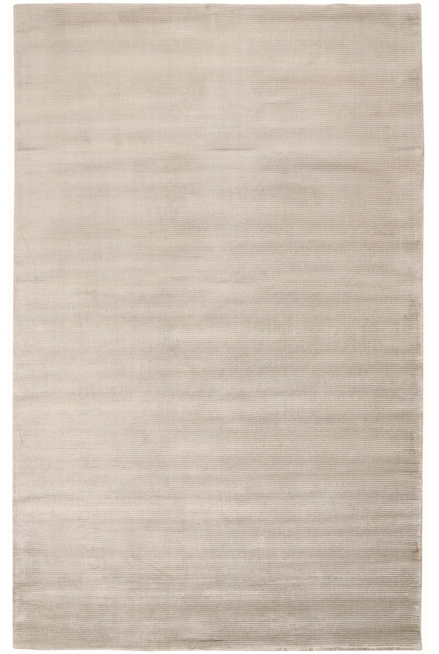 5′ X 8′ Ivory And Taupe Hand Woven Distressed Area Rug