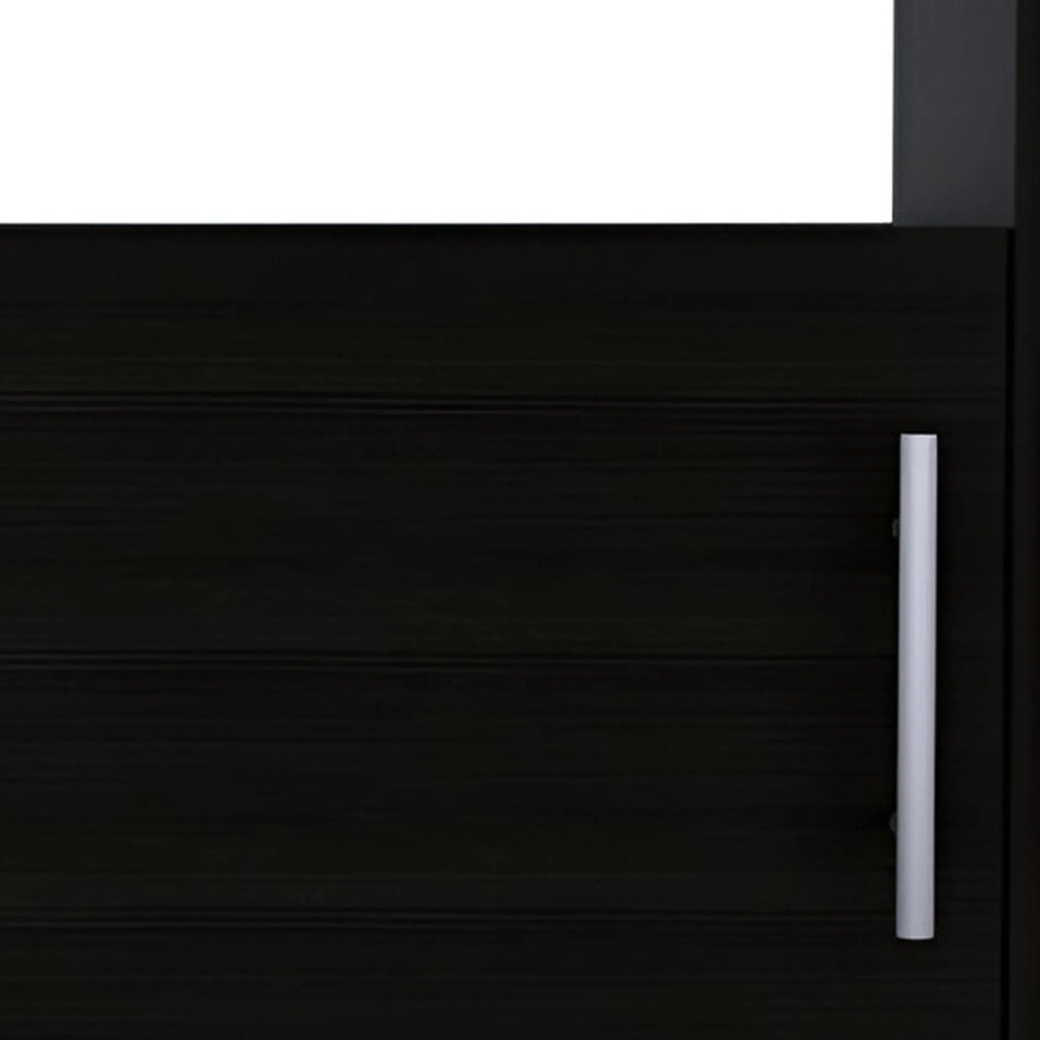 23″ Faux Wood Nightstand With Storage — view 4