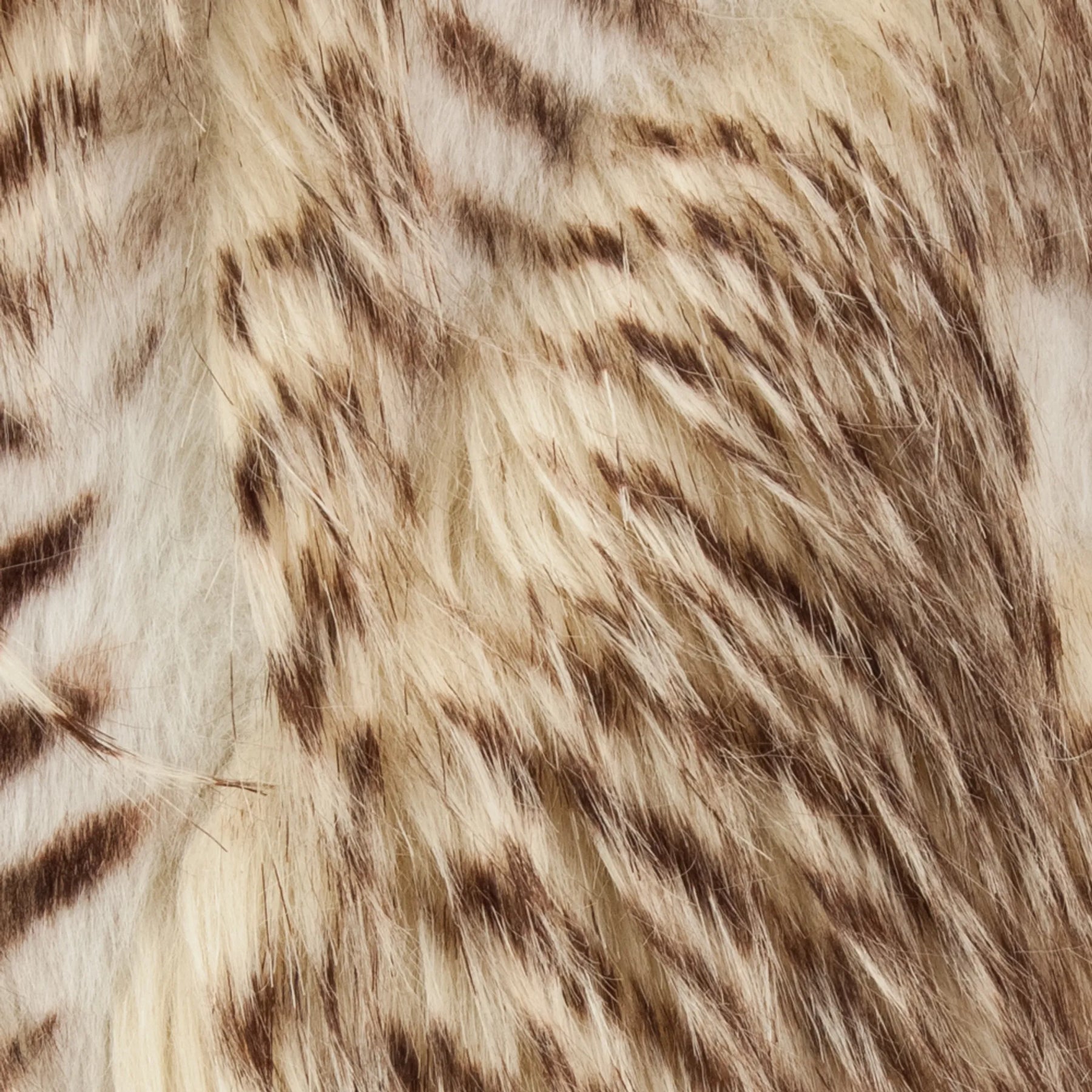 Plutus Porcupine Beige Faux Fur Luxury Throw — view 3