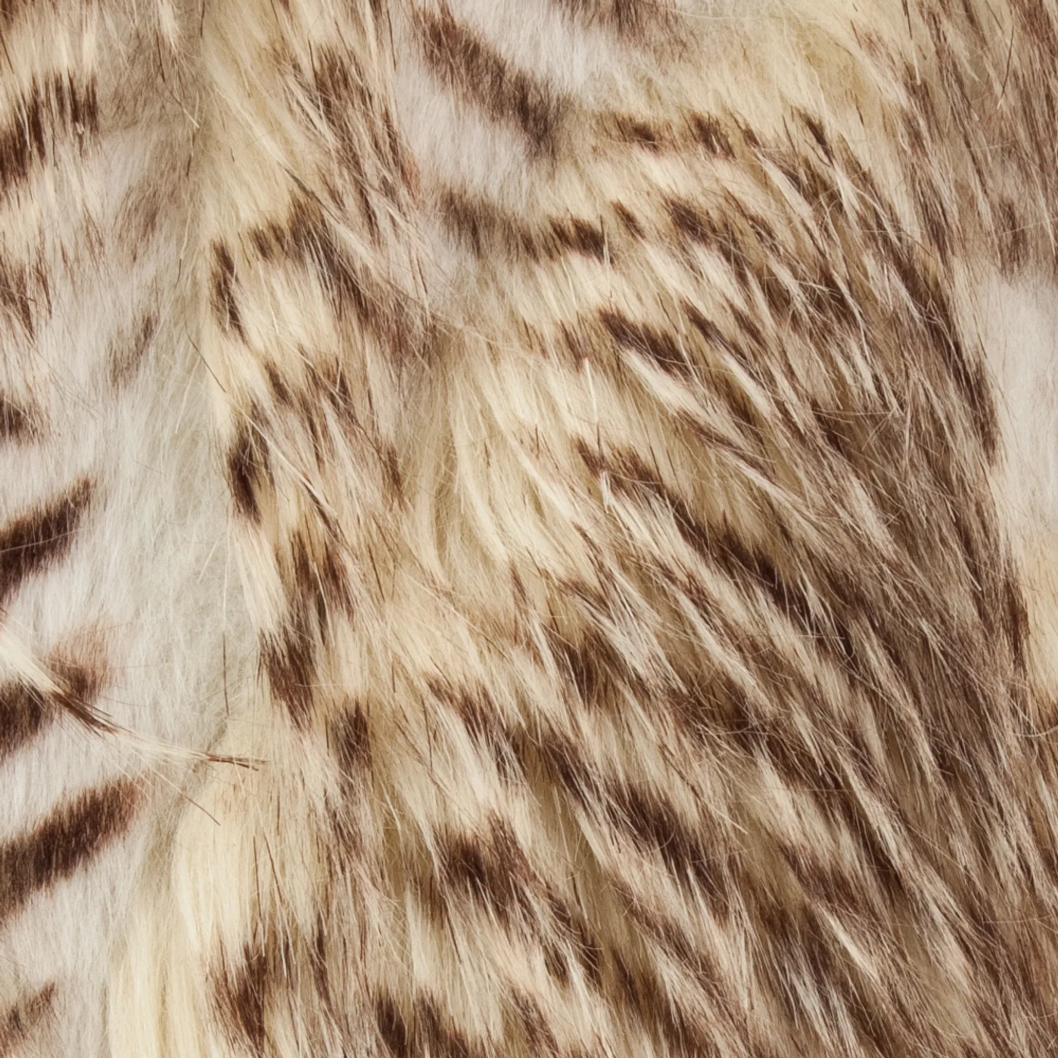 Plutus Porcupine Beige Faux Fur Luxury Throw — view 3