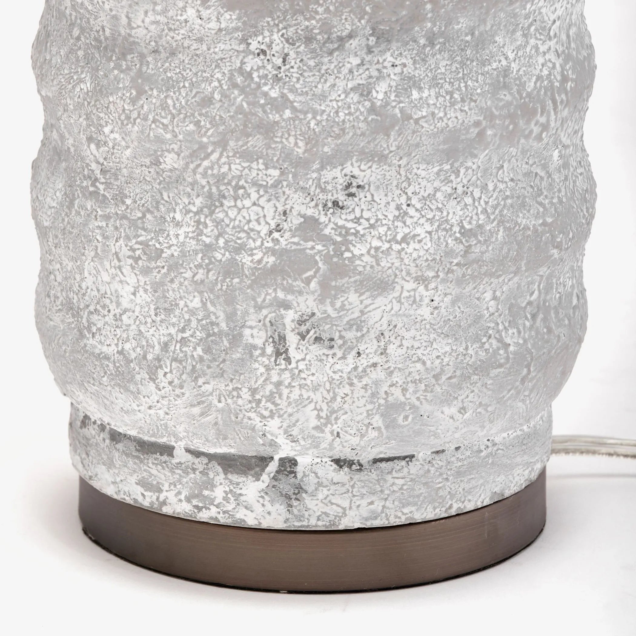 31″ Gray Lamp Base LED With Beige Shade — view 3