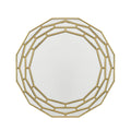 35″ Gold Round Framed Accent Mirror