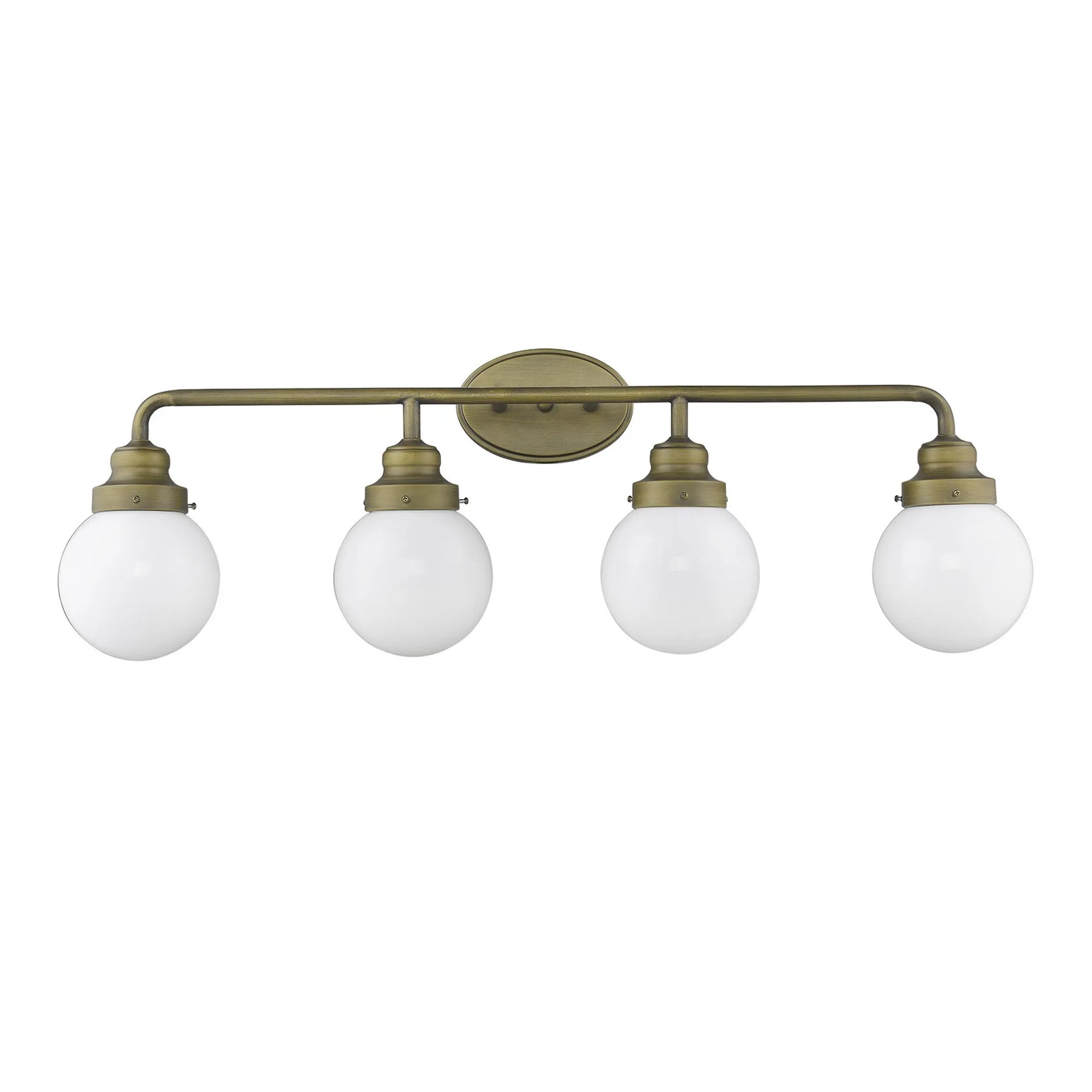Portsmith 4-Light Raw Brass Vanity — view 2