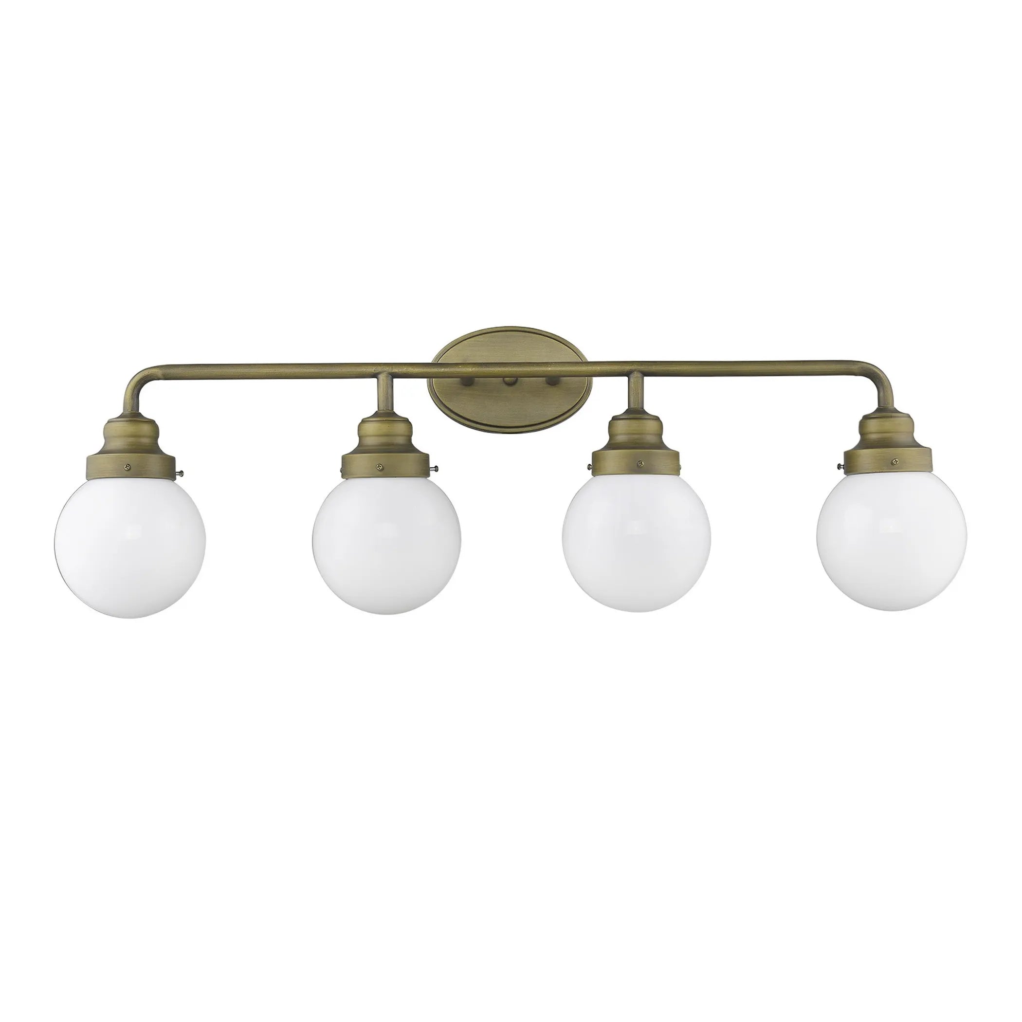 Portsmith 4-Light Raw Brass Vanity — view 2