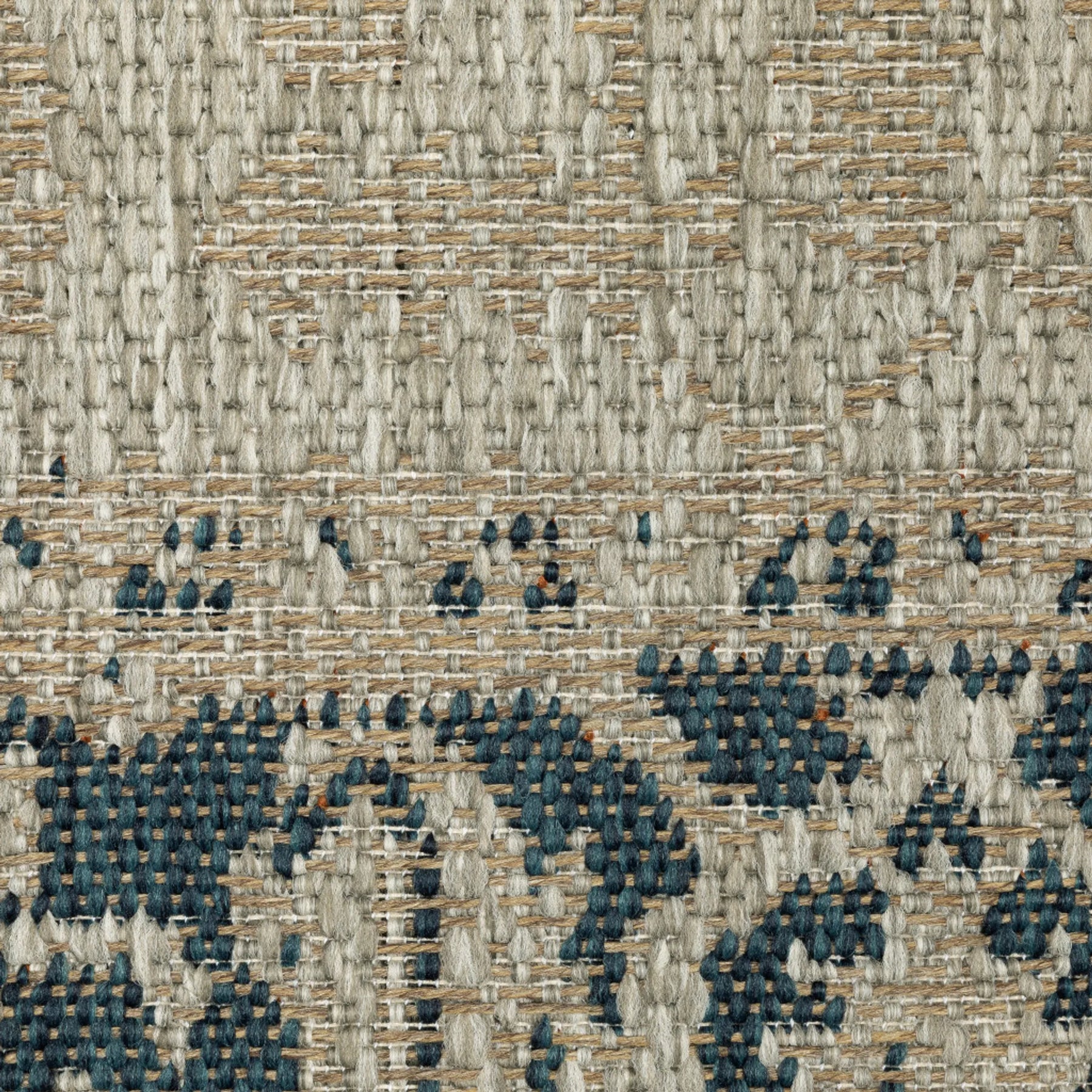 8′ X 10′ Gray Oriental Stain Resistant Indoor Outdoor Area Rug — view 4