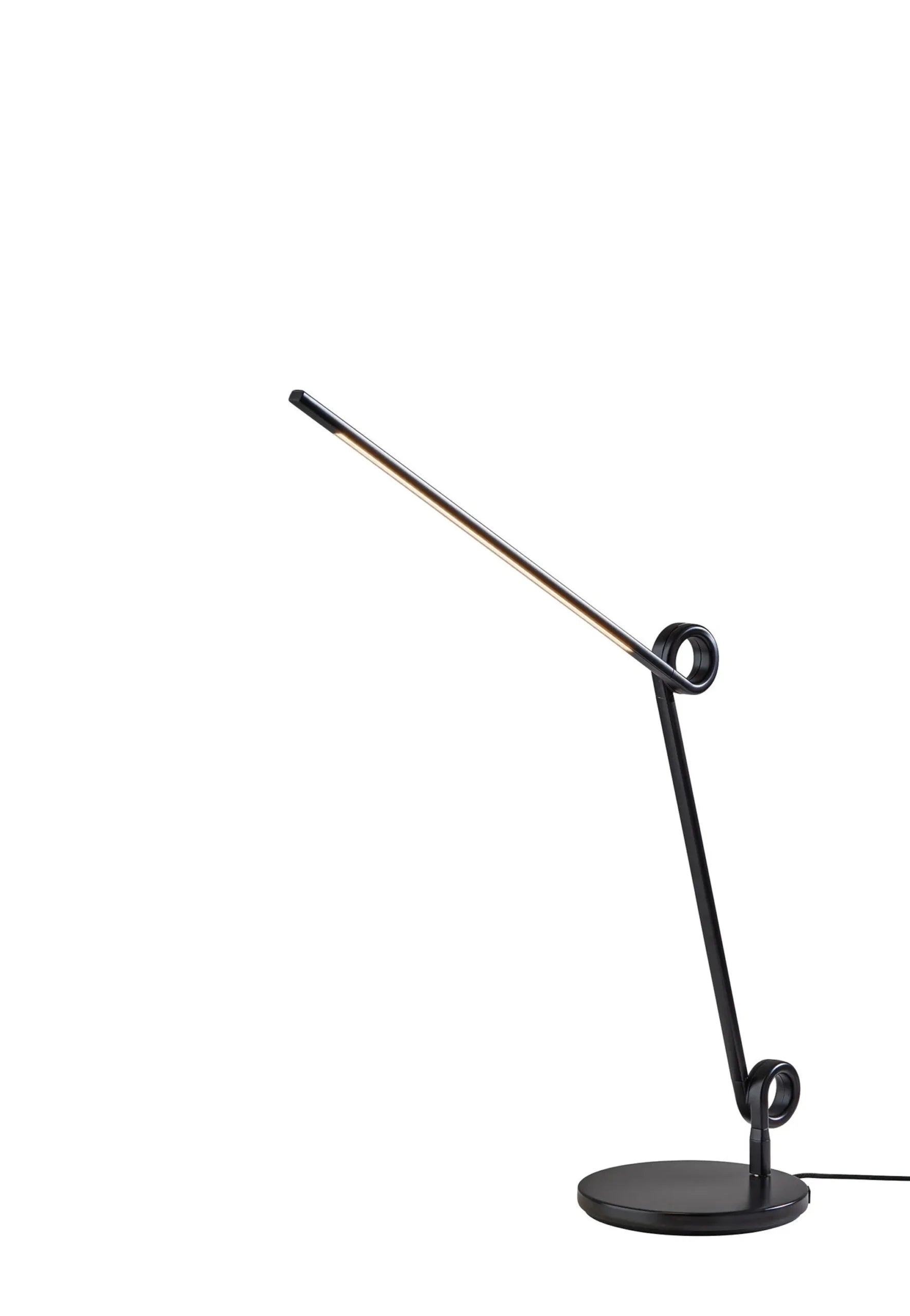 35″ Black Metal Novelty Desk Lamp — view 2