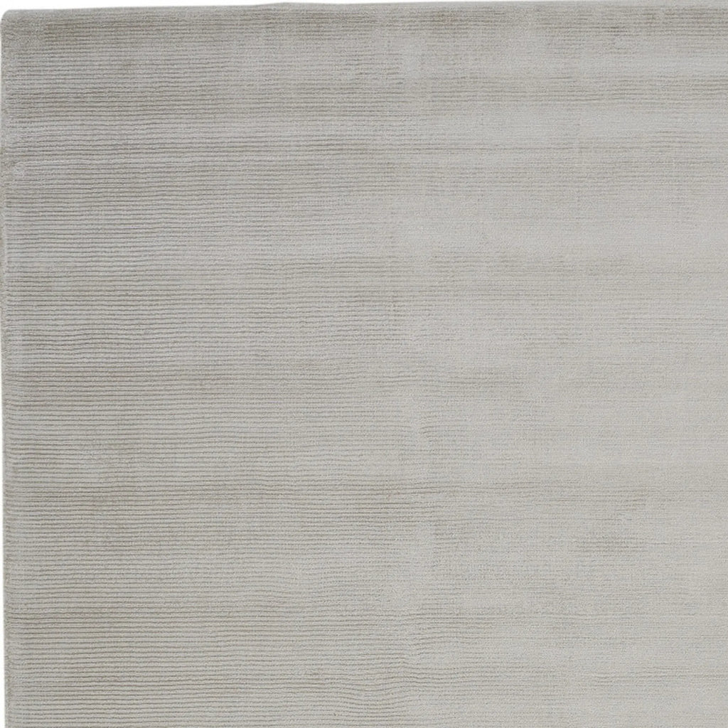 4′ X 6′ Gray And Silver Hand Woven Area Rug — view 3