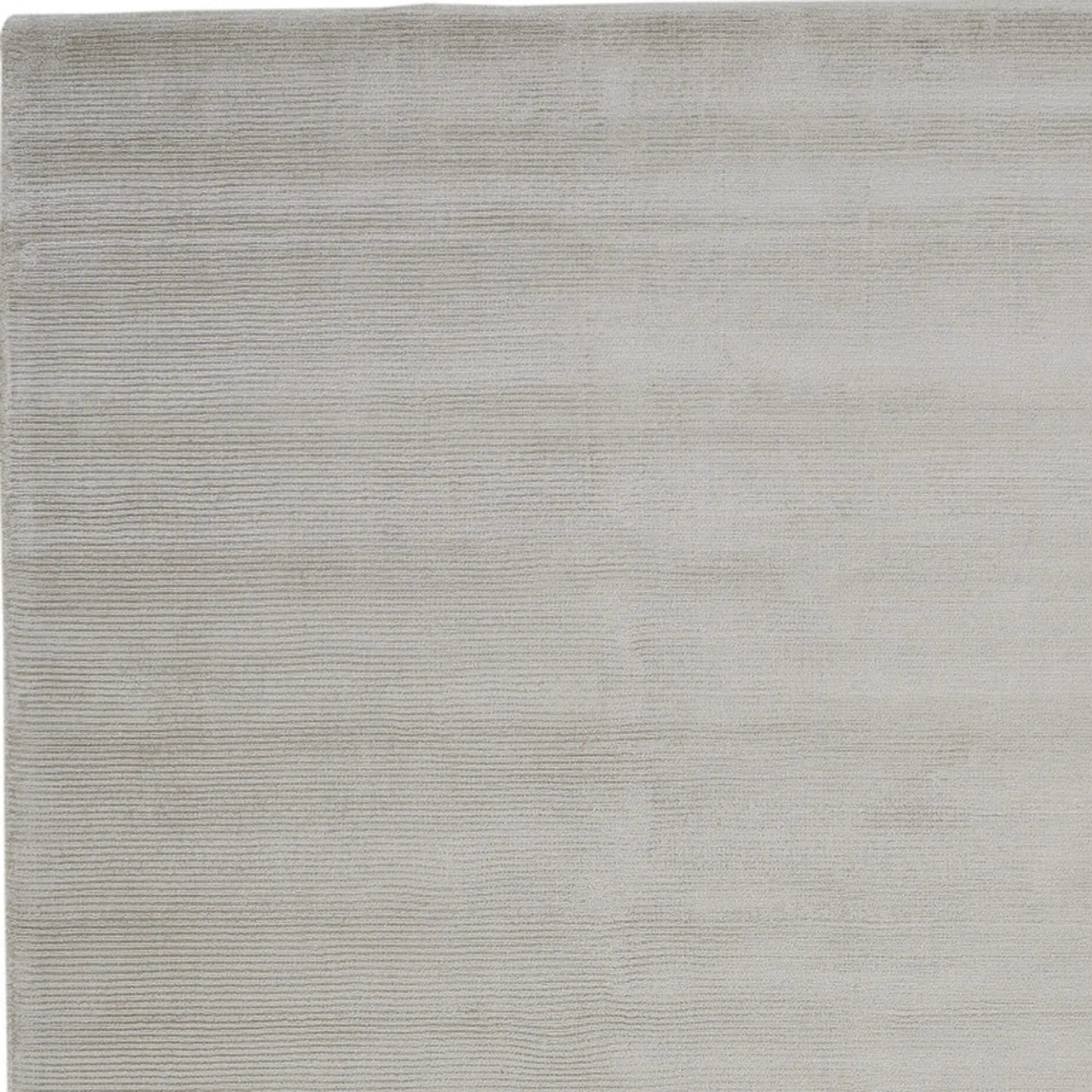 4′ X 6′ Gray And Silver Hand Woven Area Rug — view 3