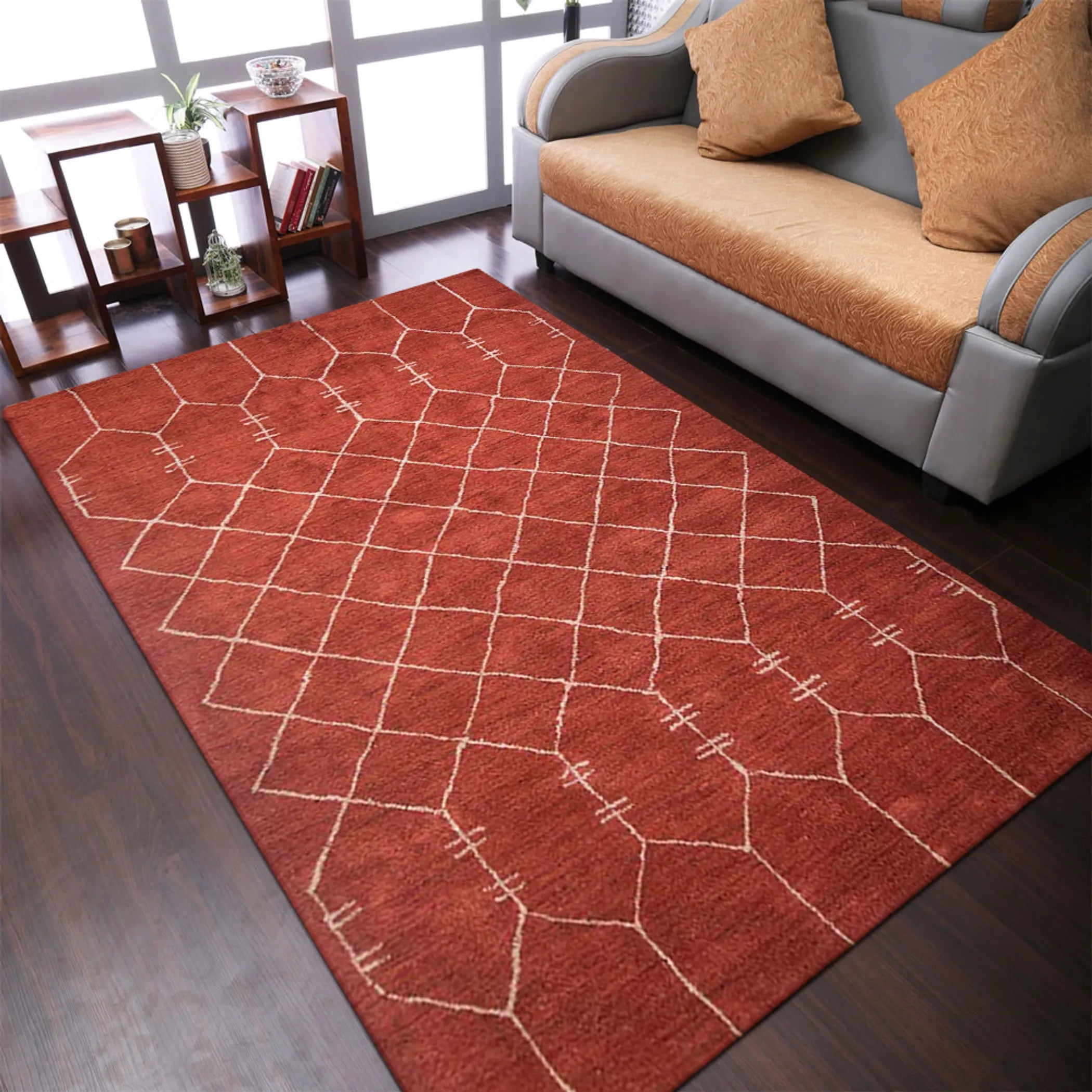 Rugsotic Carpets Hand Knotted Loom Silk Area Rug