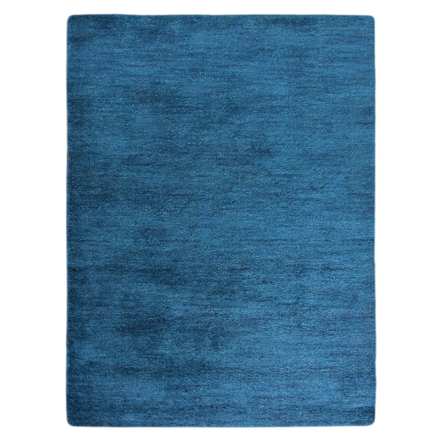 Rugsotic Carpets Hand Knotted Loom Silk Mix Area Rug Solid — view 2