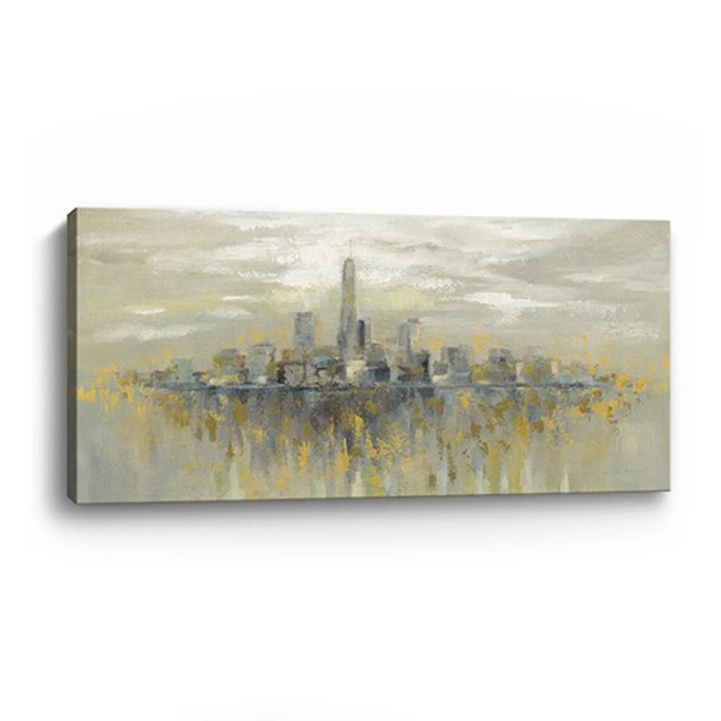Artistic Manhattan City Skyline Unframed Print Wall Art — view 4