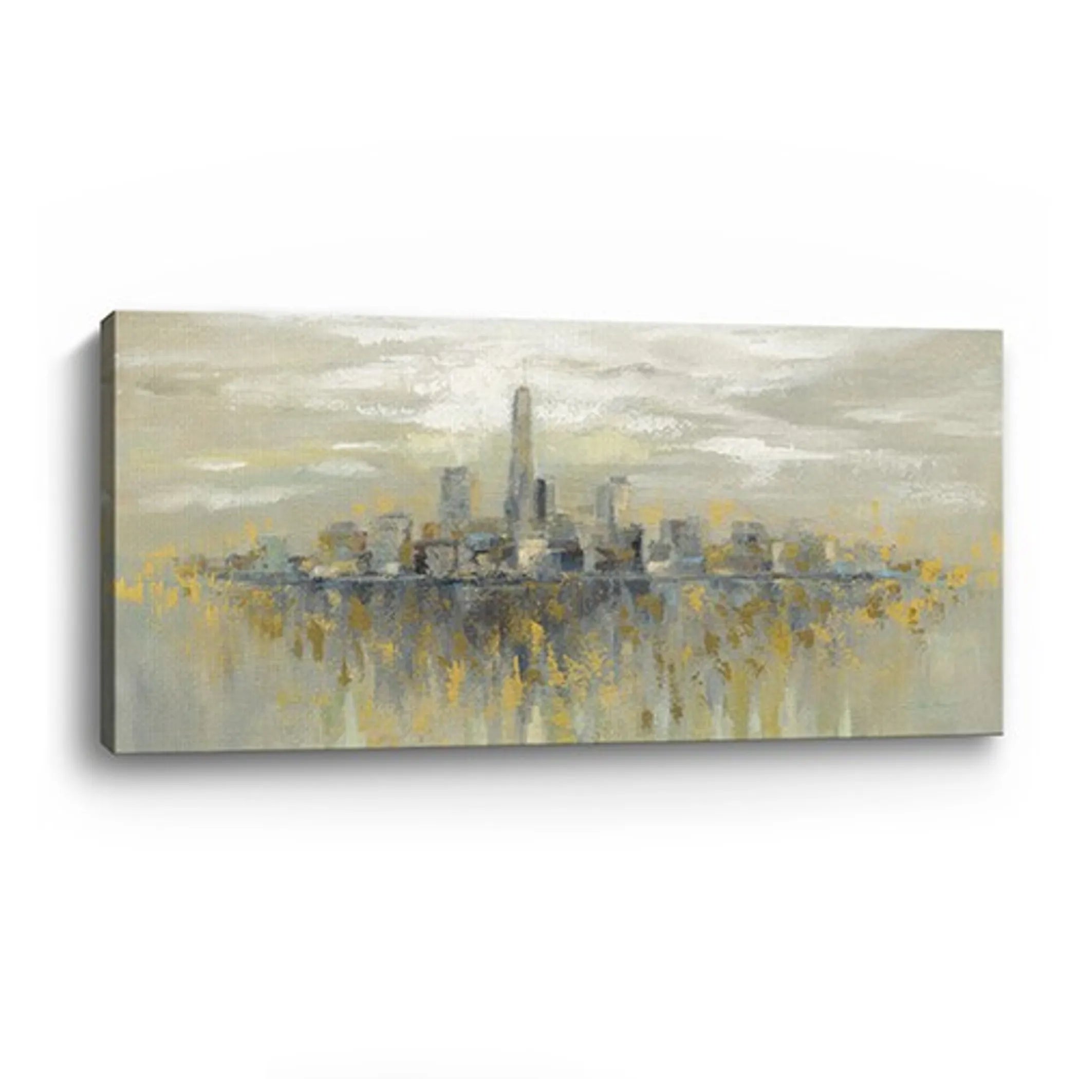 Artistic Manhattan City Skyline Unframed Print Wall Art — view 4