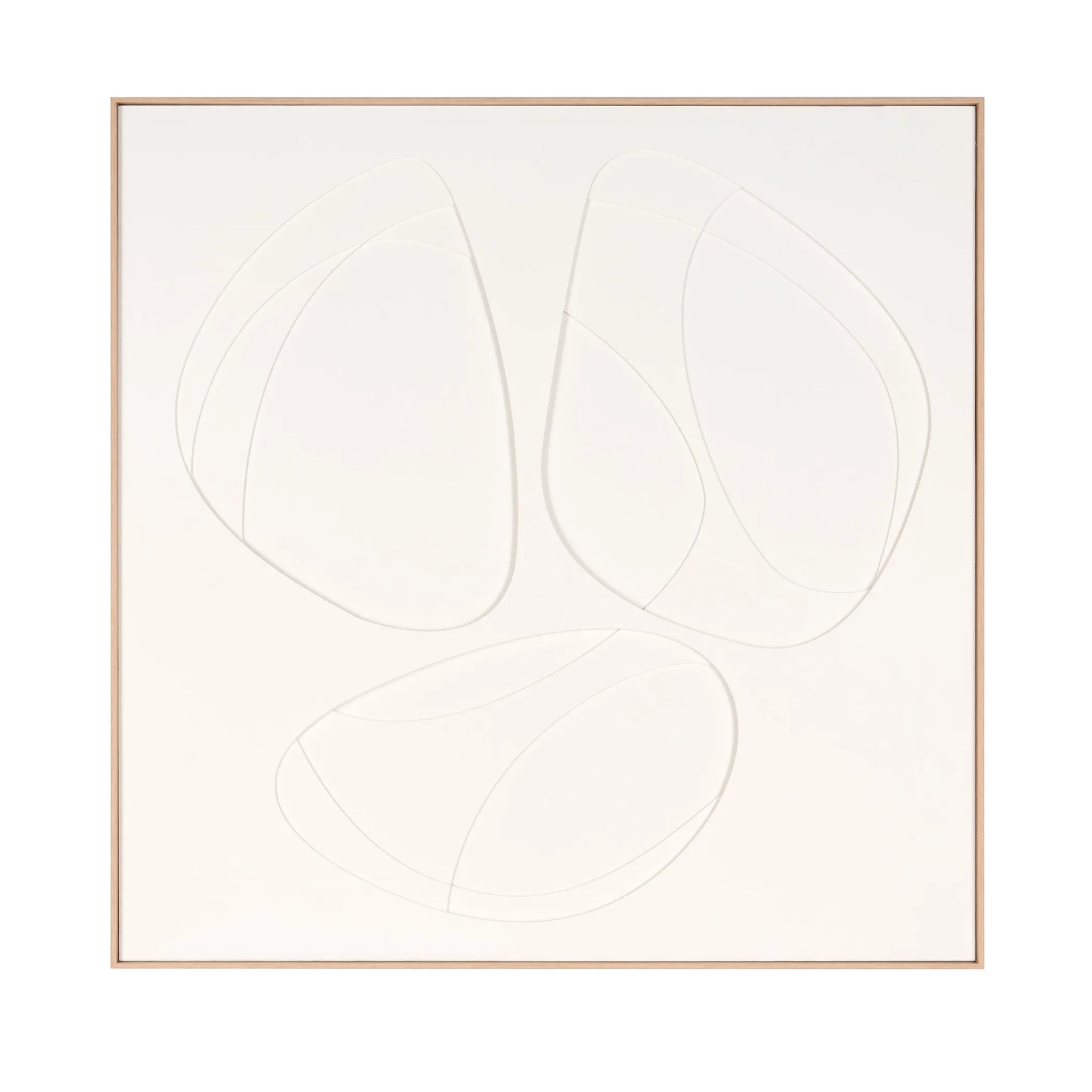 Geo Trio Brown Shadowbox Wall Art — view 2
