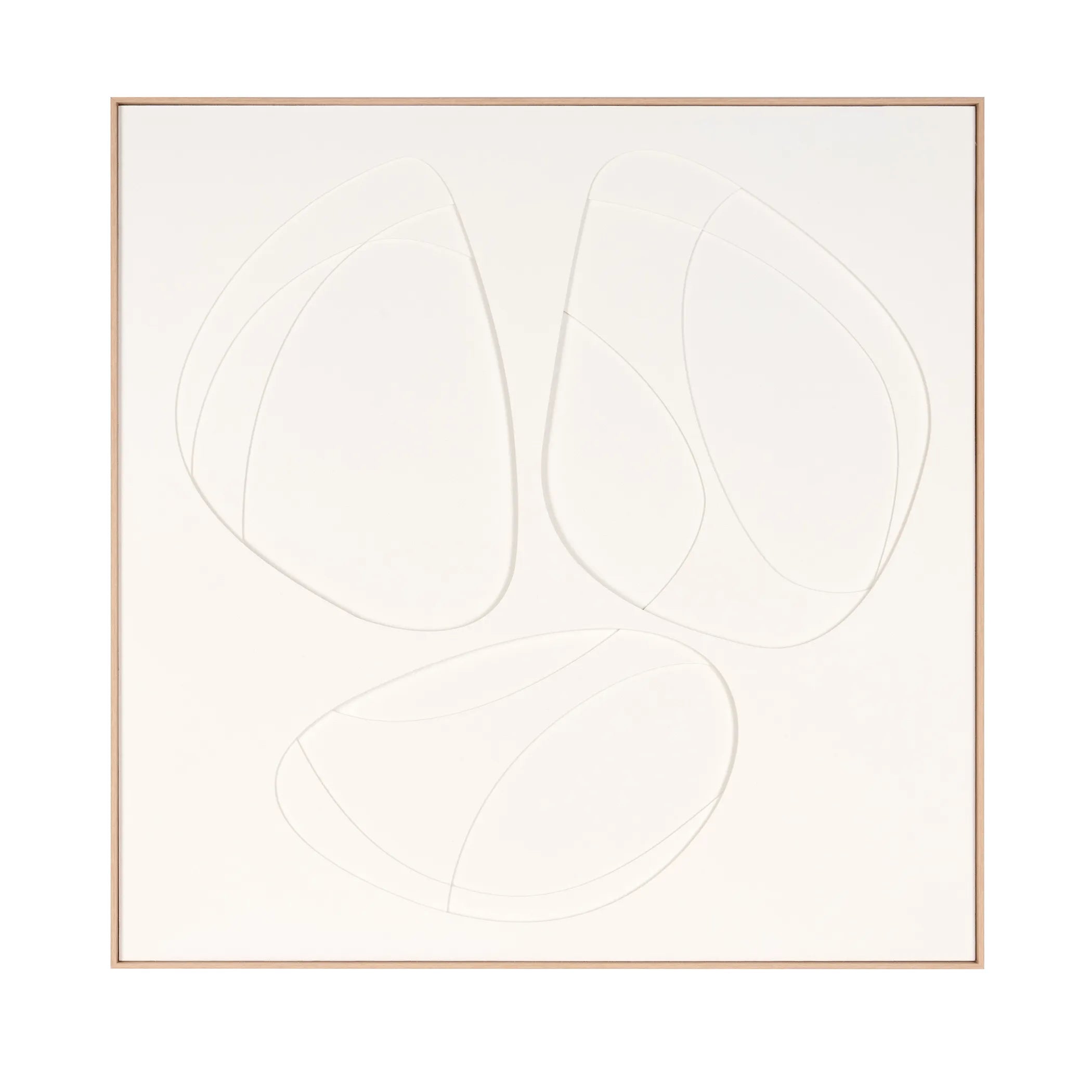 Geo Trio Brown Shadowbox Wall Art — view 2