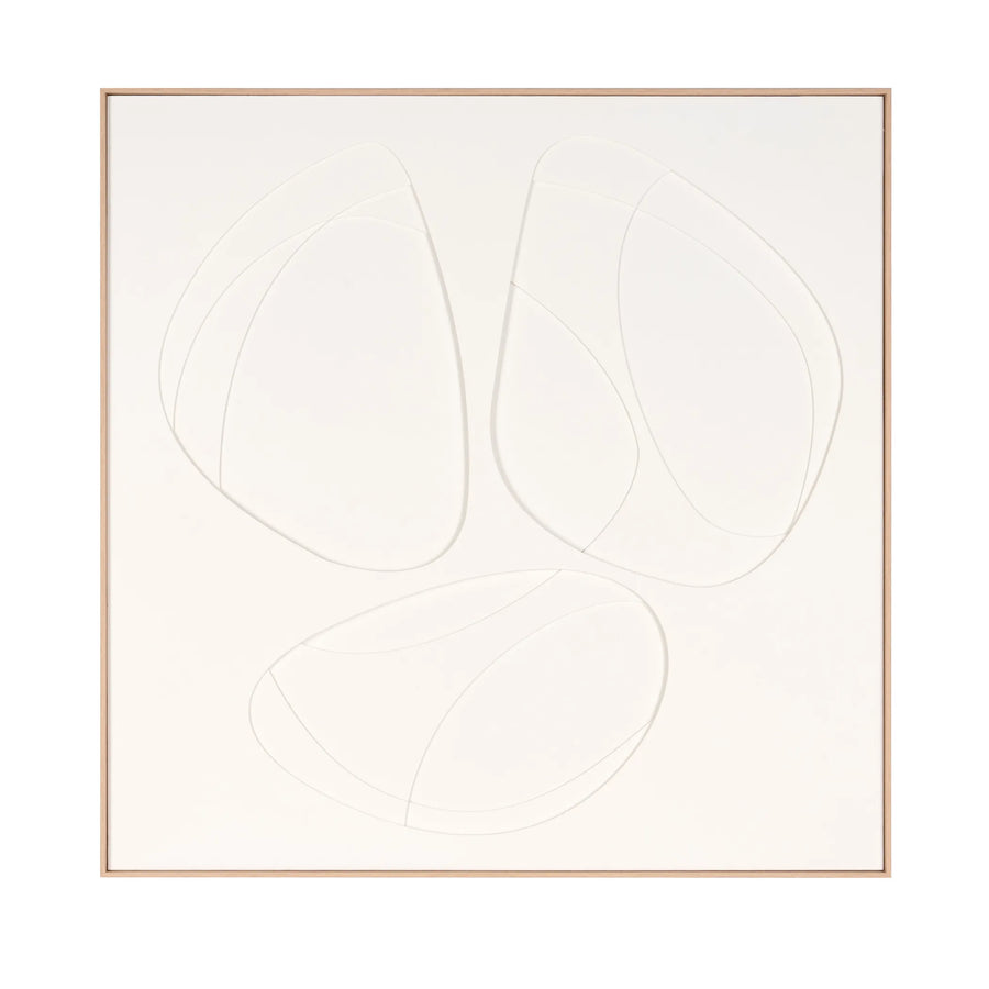 Geo Trio Brown Shadowbox Wall Art — view 2