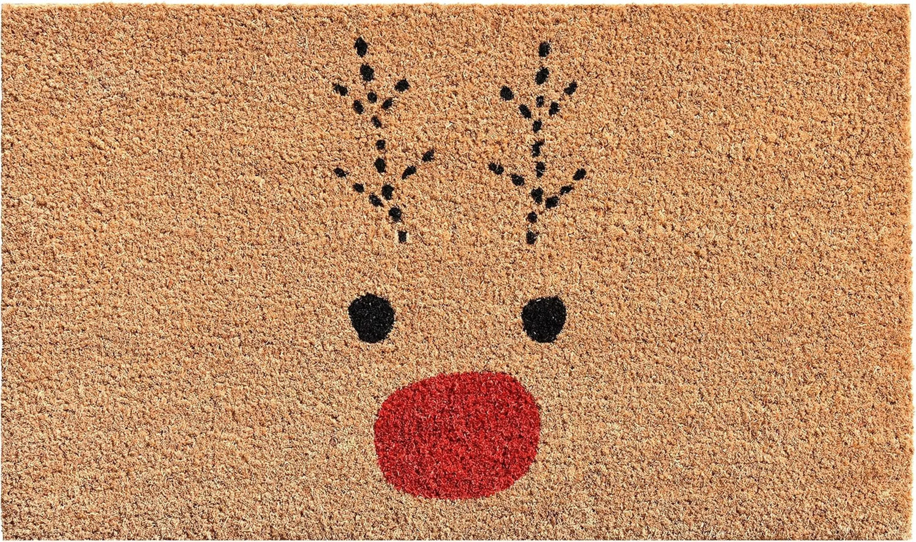 Christmas Reindeer Outdoor Coir Door Mat — view 2