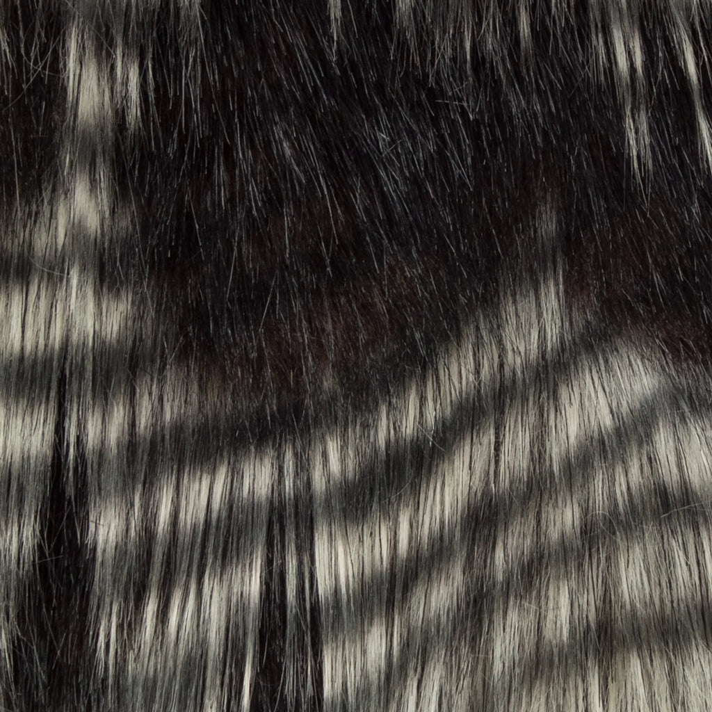 Plutus Porcupine Dark Brown and Beige Faux Fur Luxury Throw — view 3