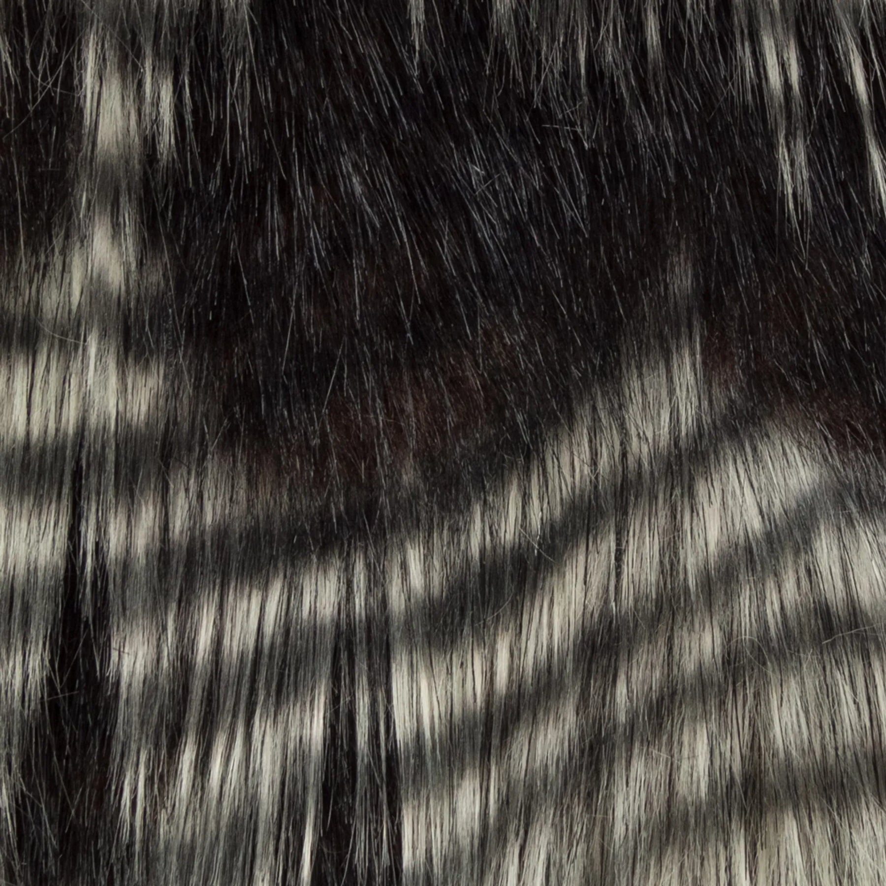 Plutus Porcupine Dark Brown and Beige Faux Fur Luxury Throw — view 3