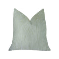 Plutus Fuzzy Mongolian Fur White Handmade Luxury Pillow