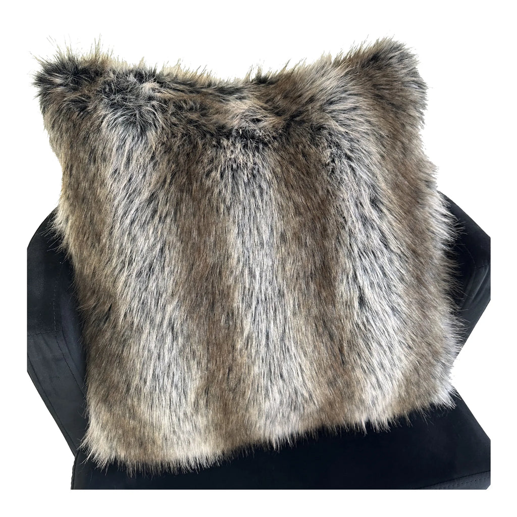 Plutus Dusty Ash Gray Charcoal Handmade Luxury Pillow — view 3