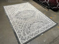 5’3″ x7 ‘6″ Feet Beige Grey Boho Soft Plush Tribal Area Rug