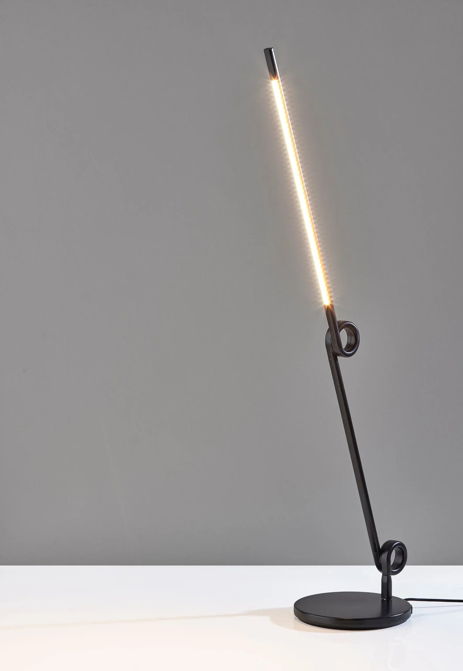 35″ Black Metal Novelty Desk Lamp — view 3