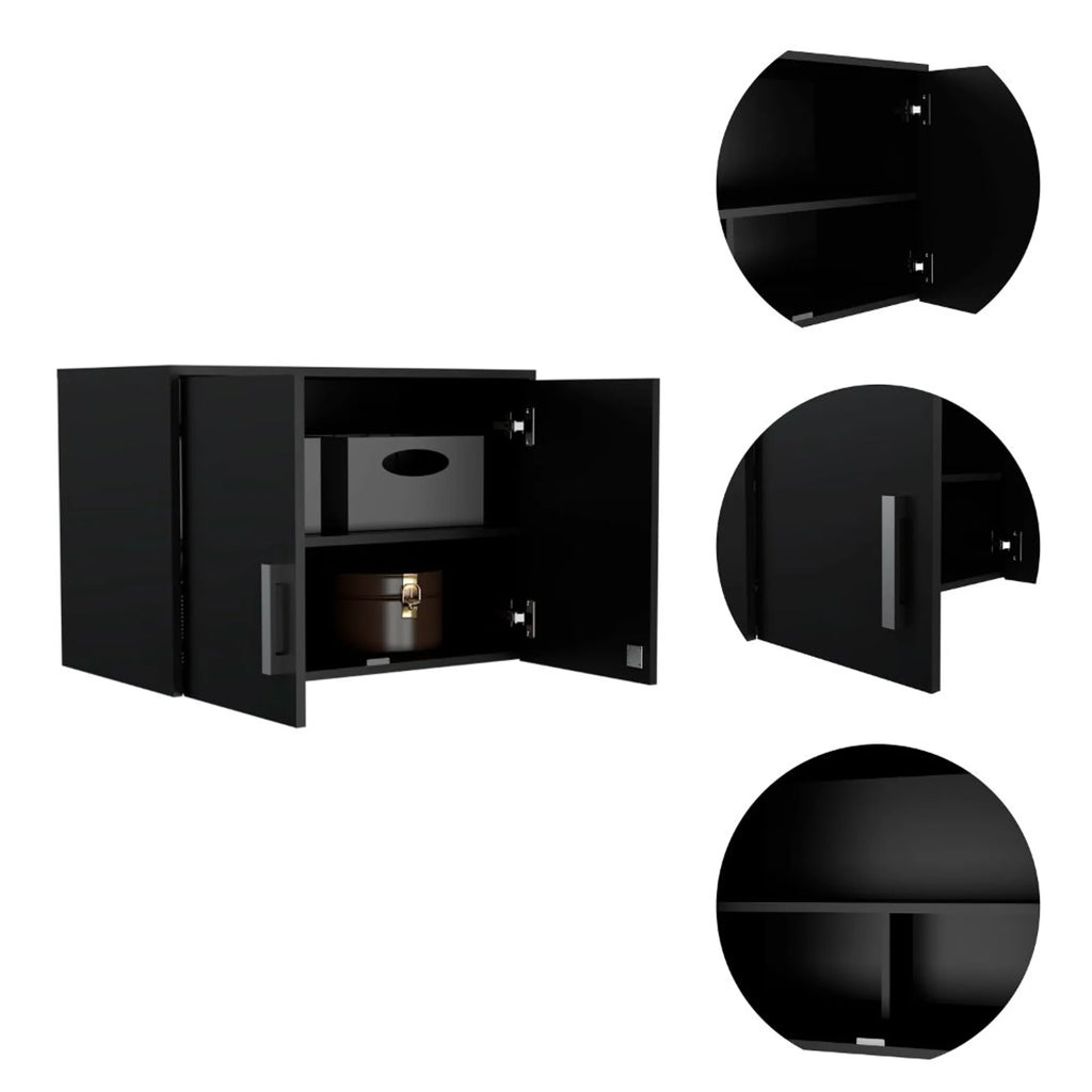 Storage Cabinet – Wall Cabinet, Three Interior Shelves, Double Door — view 3