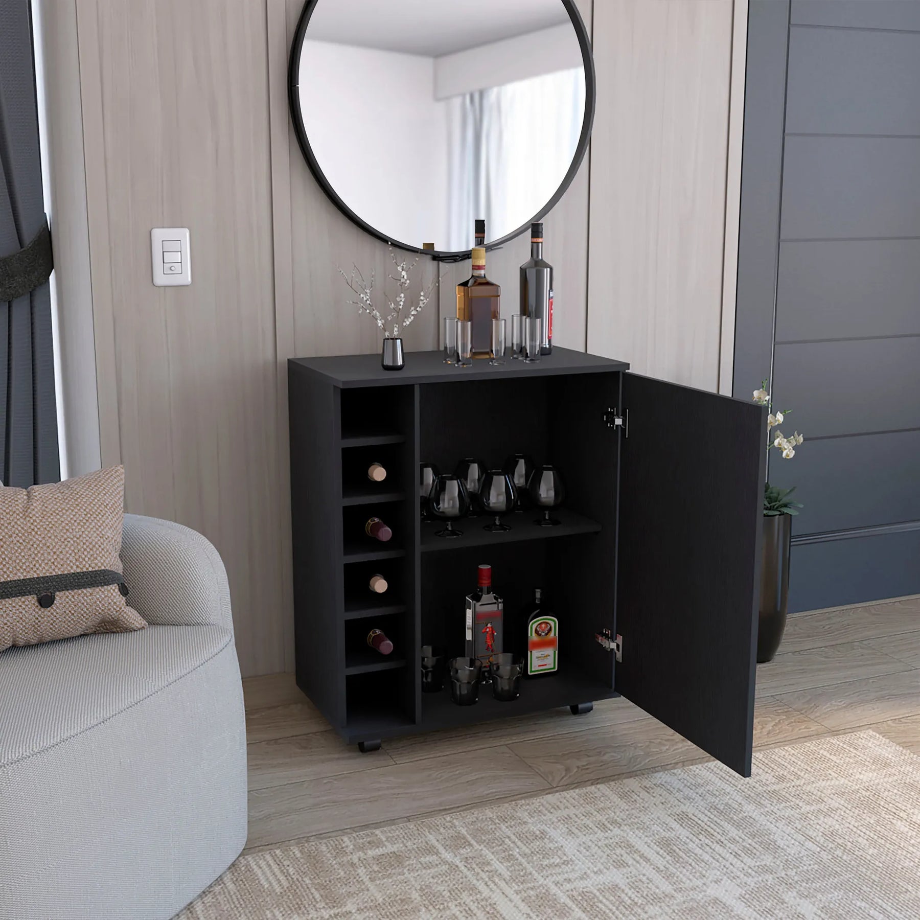 Wick Bar Cart — view 3