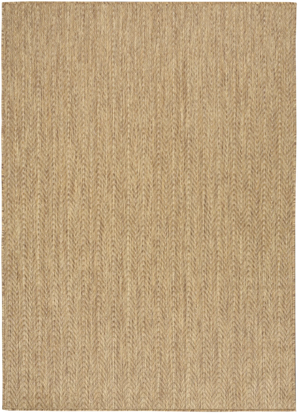 6′ X 9′ Natural Geometric Indoor Outdoor Area Rug — view 3