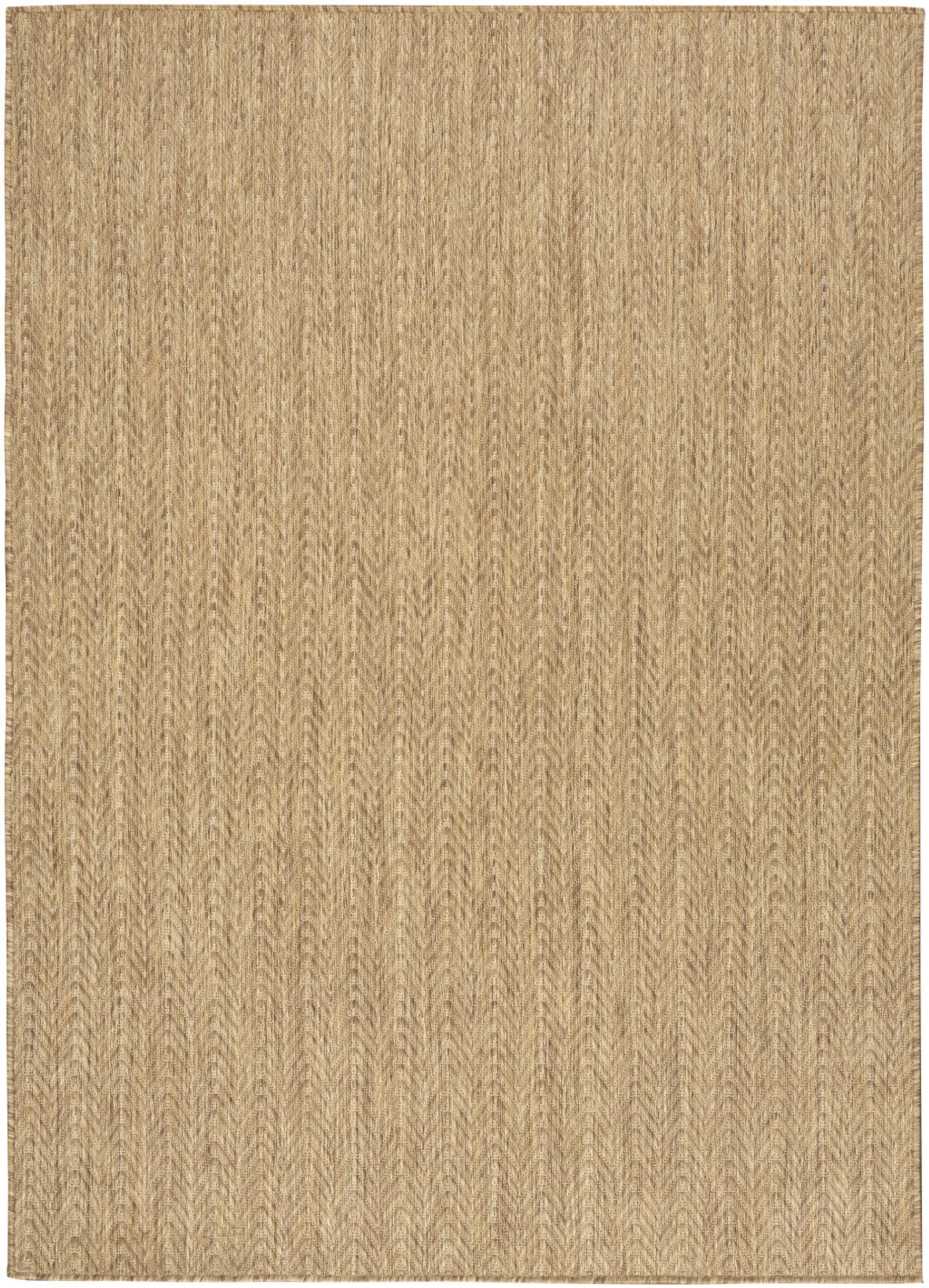 6′ X 9′ Natural Geometric Indoor Outdoor Area Rug — view 3