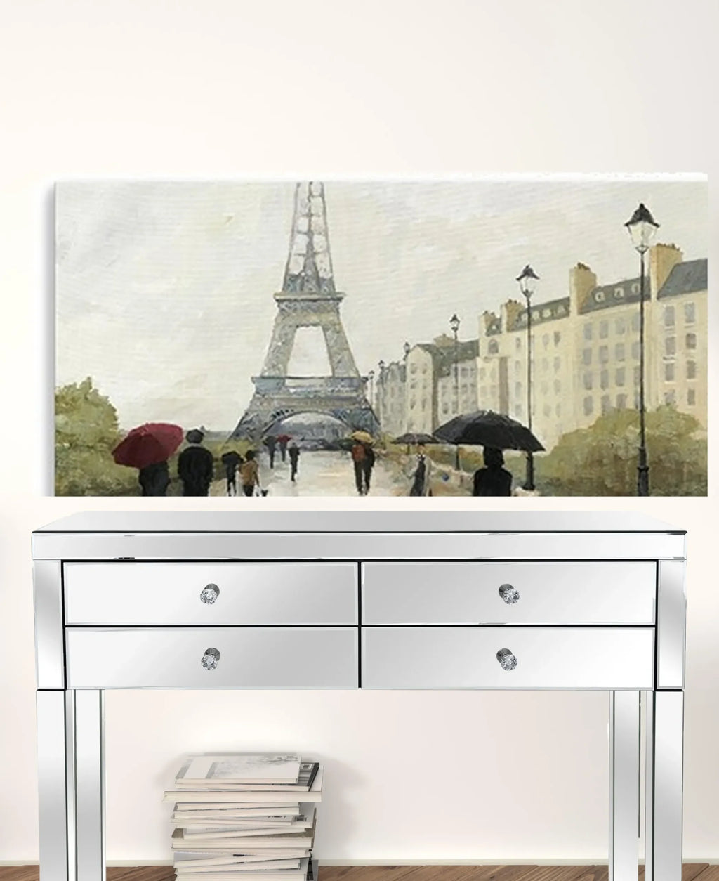 Parisian Rainy Day Unframed Print Wall Art — view 3