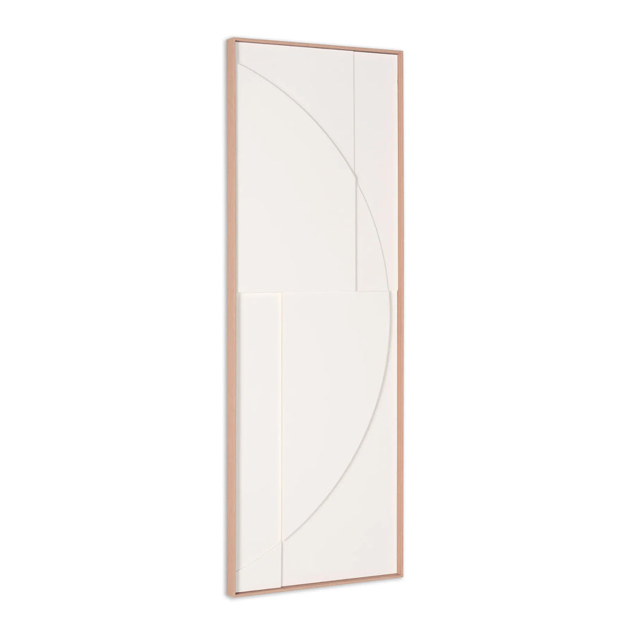 Geo Brown Shadowbox Wall Art — view 2